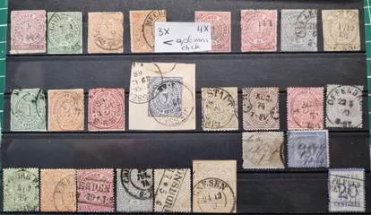 Noord-Duits Postgebied - Gemiddelde kwaliteit - Michel 1-6, 7-11, 12, 16-17, 19-22, 24, 25-26