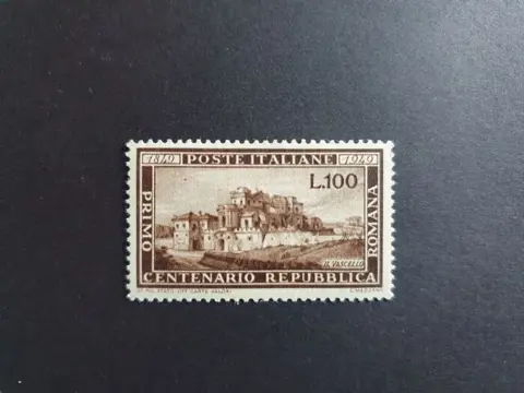Italiaanse Republiek 1949 - Republic, 100 l. Centenary of the Roman Republic - Sassone N. 600