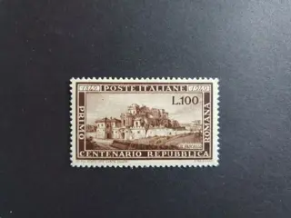Italiaanse Republiek 1949 - Republic, 100 l. Centenary of the Roman Republic - Sassone N. 600