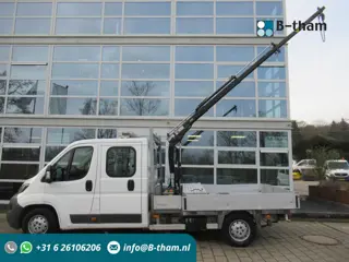 Peugeot Boxer 335 2.2 HDI 96KW L3 XR DOKA Dubbelcabine + HIAB Kraan-Kran-Crane