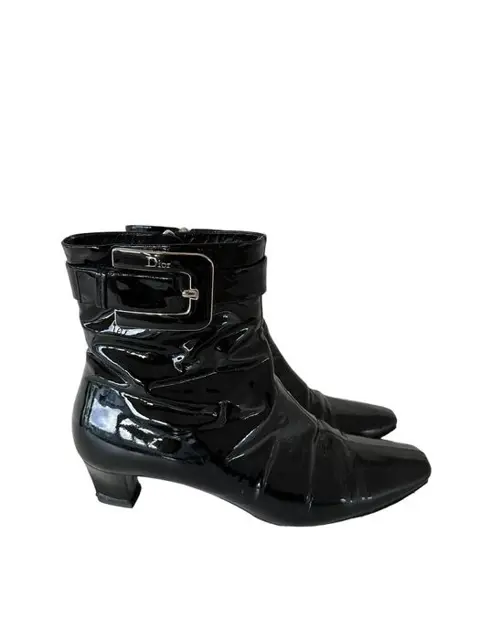 Christian Dior - Enkellaarzen - Maat: Schoenen / EU 40