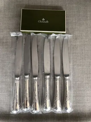 Christofle Marly 19.5 cm - Christofle - Messen (6) - Staal