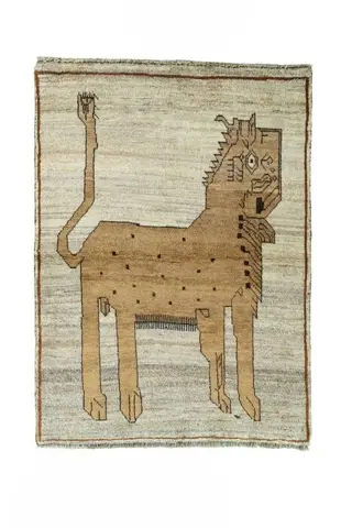 Gabbeh - Verzamelobject - Tijger - 137 cm - 100 cm