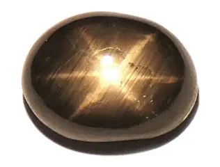 Brons-gouden ster saffier - geen minimumprijs - 6.08 ct