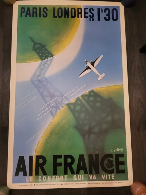 R. de Valerio - Air France Londres - 1999
