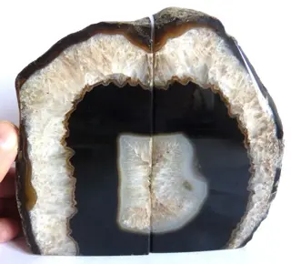 Braziliaanse Agaat Geode - 14 x 13 cm - 1.206 kg