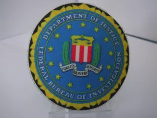 Embleem,Patch,FBI,Federal,Bureau,of,Investigation