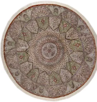 Ghoum - Zijden Tapijt - Zeer Fraai - 198 cm - 193 cm