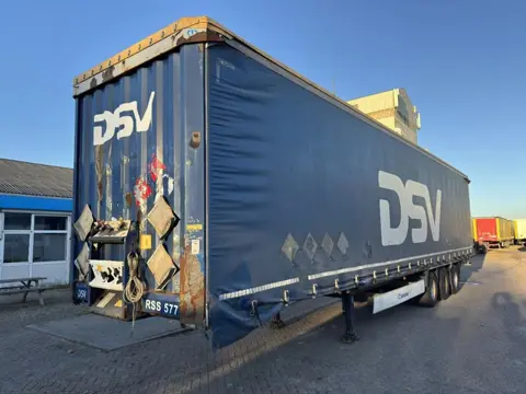 Krone SD Krone 3-assige Schuifzeiltrailer - BPW - Trommelremmen - Luchtvering - 435/50 R19.5 - 39 To