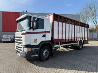 Scania G280 / ENGINE RUNNING / RETARDER / ONLY:215411 KM / LIVESTOCK / AUTOMATIC / EURO-6 / 2014
