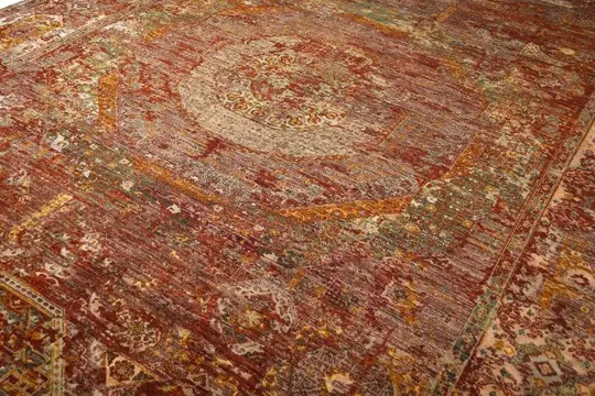 Designer Teppich - Zeer fijn vloerkleed met veel zijde -