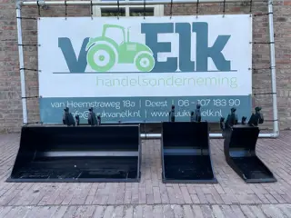 Nieuwe Set CW05 bakken voor Minigraver (bj 2026)