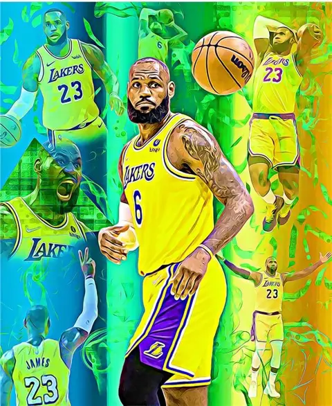NBA Basketbal - Lebron James - last! 6/6 - 2022 -