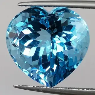 Blauwe topaas - 22.02 ct