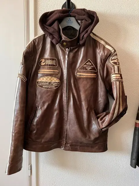 Kleding - Speedrace Motorcycles Brogniez Jacket, Maat 2XL -