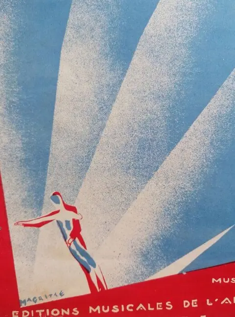 Geïllustreerde bladmuziek van Magritte (1926) (1)