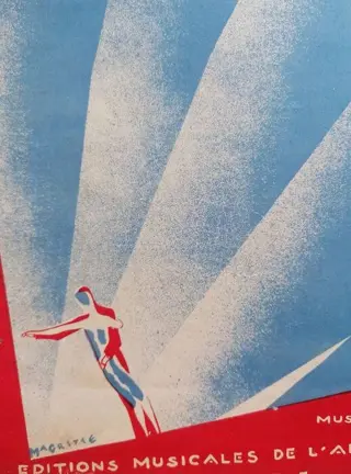 Geïllustreerde bladmuziek van Magritte (1926) (1)