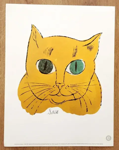 Andy Warhol (1928-1987) - Sam Cat Lithography - Neues