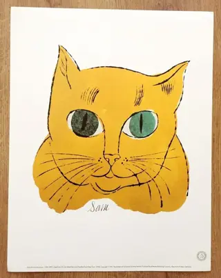 Andy Warhol (1928-1987) - Sam Cat Lithography - Neues