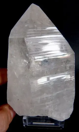 Uitzonderlijk exemplaar van Lemurisch kwarts - 11,2 x 7,5