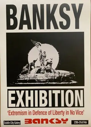 Banksy (after) - Extremism In Defence Of Liberty In No Vice