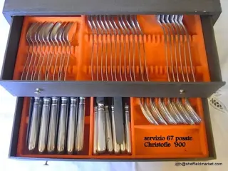 Christofle - Tafelservies voor 12 (67) - Art Nouveau -