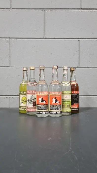 Starka, Kubanskaya, Stolichnaya, Moskovskaya, Limonnaya -