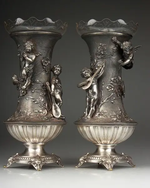 WMF - Een paar Art Nouveau vazen