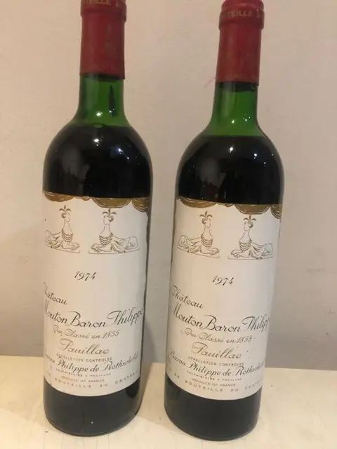 1974 Chateau Mouton Baron Philippe - Pauillac 5ème Grand