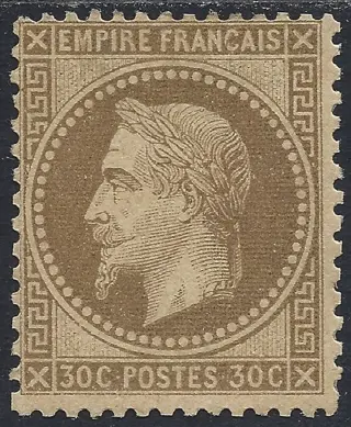 Frankrijk - Empire with laurels, perforate - Y&T n° 30h - Lined background