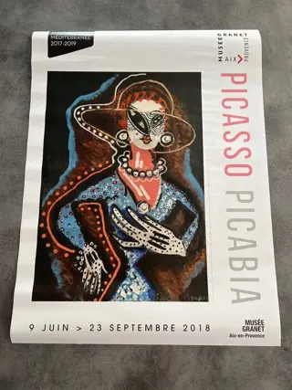 Pablo Picasso - Affiche (rare) Exposition méditerranée