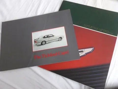 Brochures/catalogi - Lot of 9 Aston Martin (incl Tickford