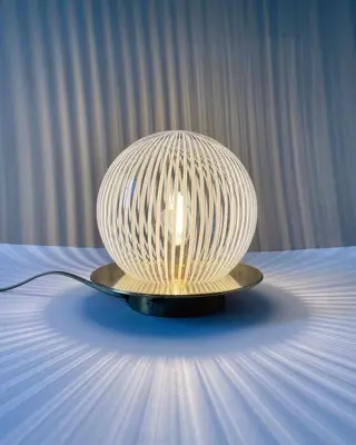 Tafellamp - Filigrana tessuto Murano