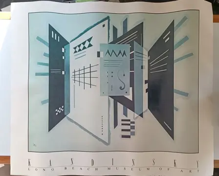 Kandinsky - Museum poster -Long Beach Museum of art - Jaren