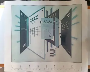Kandinsky - Museum poster -Long Beach Museum of art - Jaren