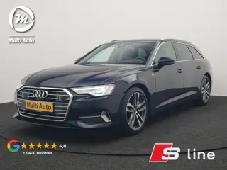 Audi A6 Avant 50 TFSI e Quattro S Line PHEV 300pk Dealer O.H. | Trekhaak Af Fabriek | Adaptive Cruis