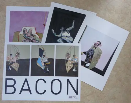 Francis Bacon (1909-1992) - Lot of 4 coloured posters -