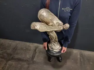 Decoratief object - XXL Bronze Rolls Royce -Spirit of