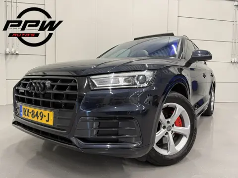 Audi Q5 2.0 TFSI quattro Sport PANO/TREKHAAK/LUCHTVERING/HEAD-UP/VOL-LEER/KEYLESS/CAMERA/STOEL+STUUR