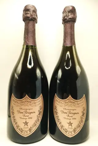 1996 Dom Perignon - Champagne Rosé - 2 Flessen (0.75 liter)