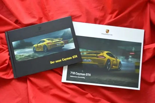 Brochures/catalogi - Porsche Cayman GT4 718 2015 &amp; 2019