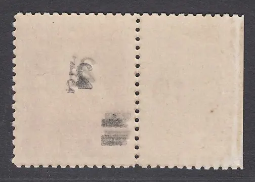 Suriname 1945 - Hulpuitgifte, met variëteit spiegeldruk van de zwarte opdruk - NVPH 211