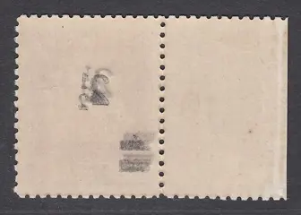 Suriname 1945 - Hulpuitgifte, met variëteit spiegeldruk van de zwarte opdruk - NVPH 211