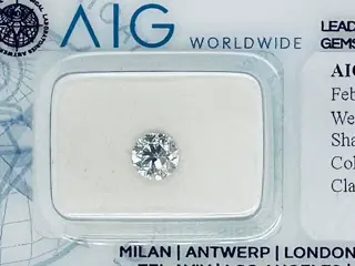 1 pcs Diamant - 0.54 ct - Briljant, Rond - G - SI3