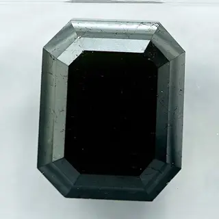 Diamant - 4.33 ct - Smaragd - Black - N/A