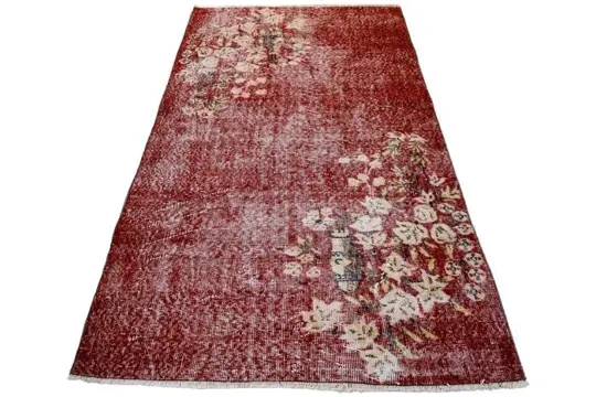 Red vintage - Vloerkleed - 202 cm - 108 cm