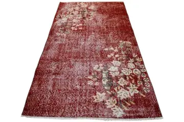 Red vintage - Vloerkleed - 202 cm - 108 cm