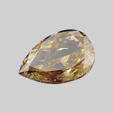 1 pcs Diamant - 0.43 ct - Peer, gemengde snit - fancy