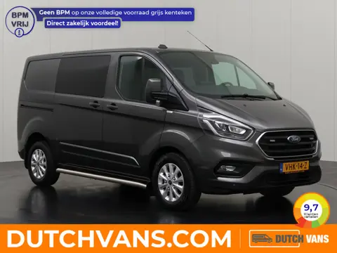 Ford Transit Custom 2.0TDCI 130PK Automaat Limited Dubbele Cabine | 2xSchuifdeur | Leder | Led | Nav