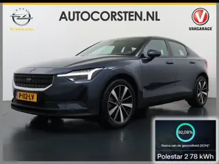 Polestar 2 69kWh SOH 92% Navi Ecc Camera Cruise Control Pdc Stoelverwarming Apple Carplay Android Au